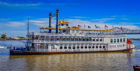 Creole Queen Steamboat On The Mississippi River New Orleans La A