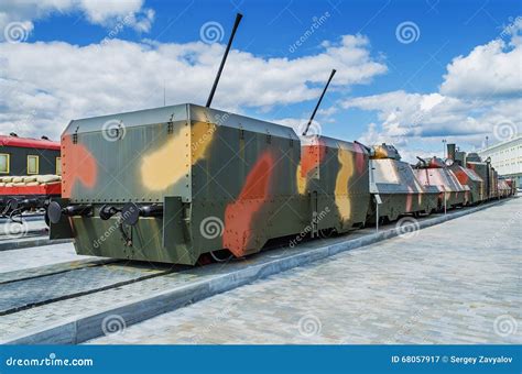 Armoured Train is in the Museum of Military Equipment Editorial Photography - Image of history ...