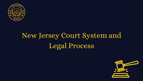 New Jersey Court System And Legal Process Arrests Nj