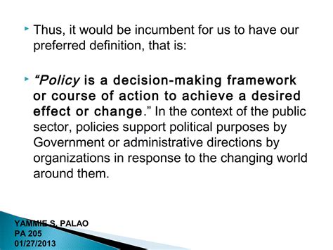 POLICY MAKING PROCESS | PPT