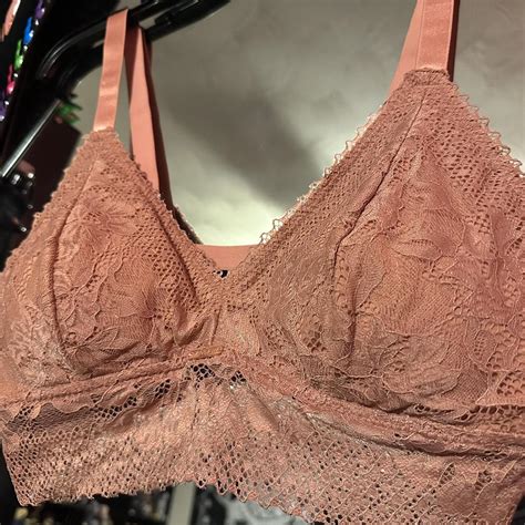 Nude Pink Lace Bra Top Never Worn Only Tried Depop