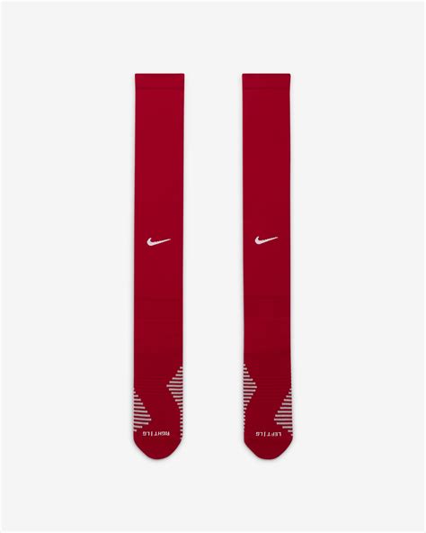 Chaussettes De Football Montantes Liverpool Fc Strike Domicile Nike Fr