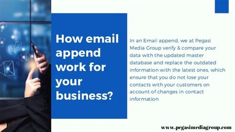 Email Append Email Appending Services Append Email Address B2b Email