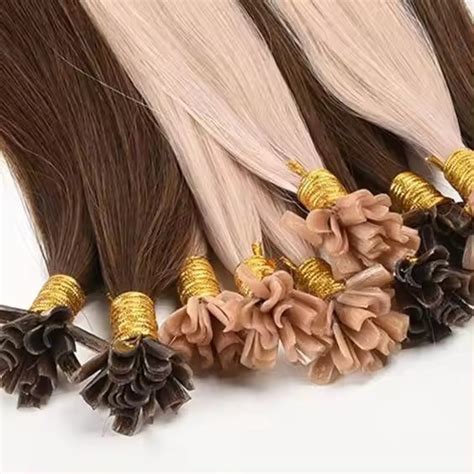 Youzi V U I F Y Pre Bonded Tip Extensions Virgin Remy Prebonded Keratin