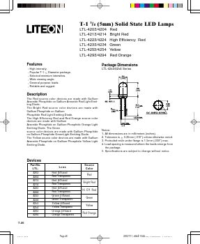 Ltl Datasheet Pdf Liteon Technology