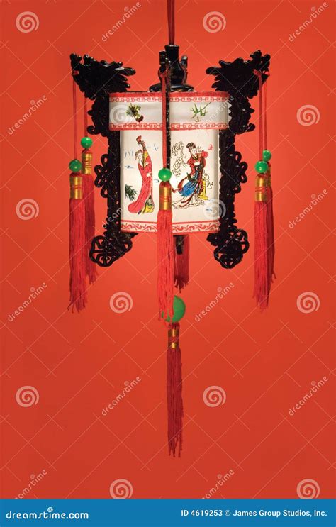 Hanging Chinese Lantern stock image. Image of asian, background - 4619253