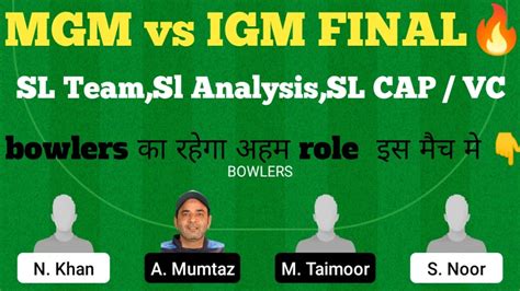 Mgm Vs Igm Mgm Vs Igm T10 Dream11 Prediction Sharjah T10 2022 T10