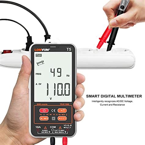 Lomvum Digital Multimeter 6000 Counts TRMS Auto Ranging Portable