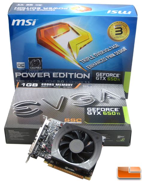 NVIDIA GeForce GTX 650 Ti Video Card Review w/ MSI and EVGA - Legit ...