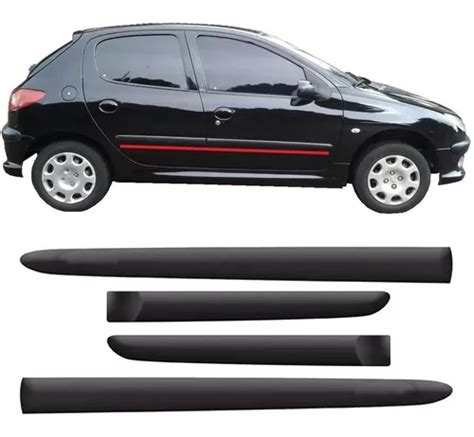 Kit Friso Lateral Peugeot 206 98 12 2 Portas Mod Original