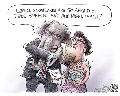 Freedom Speech Cartoon