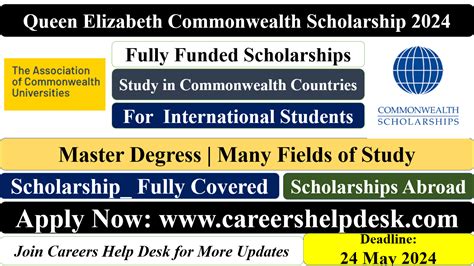 Queen Elizabeth Commonwealth Scholarship Fully Funded