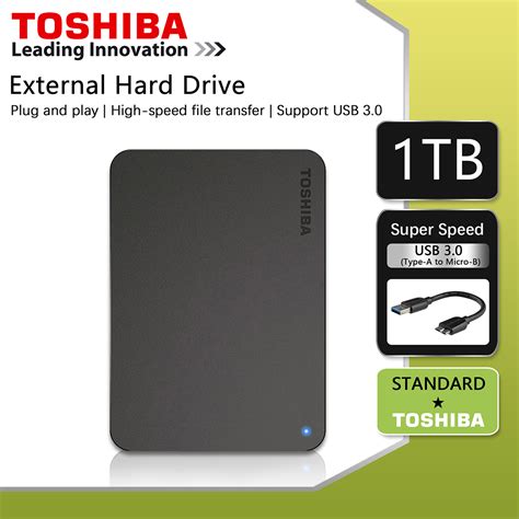 [Fast delivery] Toshiba 1TB 2TB External Hard Drive HDD Canvio Basics ...