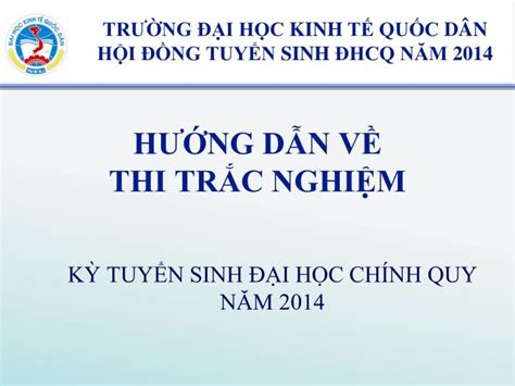 PPT HƯỚNG DẪN VỀ THI TRẮC NGHIỆM PowerPoint Presentation free