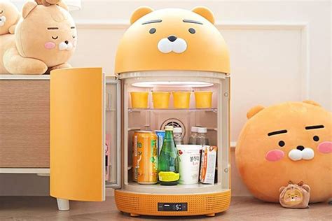 Kakao Friends Ryan Shaped Mini Fridge Is Also A Bluetooth Speaker And