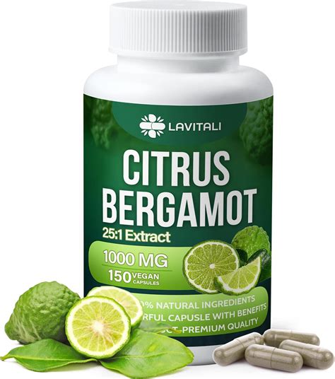 Citrus Bergamot Extract 1000mg Citrus Bergamot Supplement