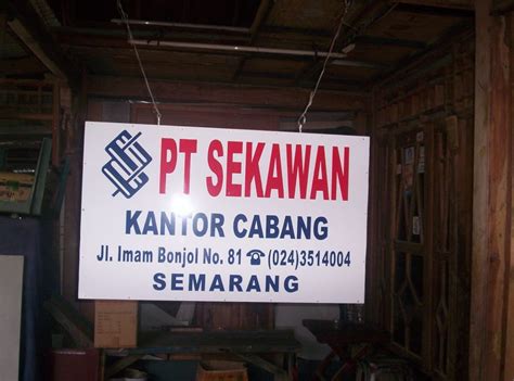 Papan Nama Kantor Newstempo