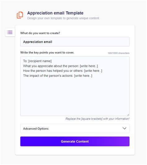 Appreciation email Templates with Examples (AI Generator) - Wordkraft