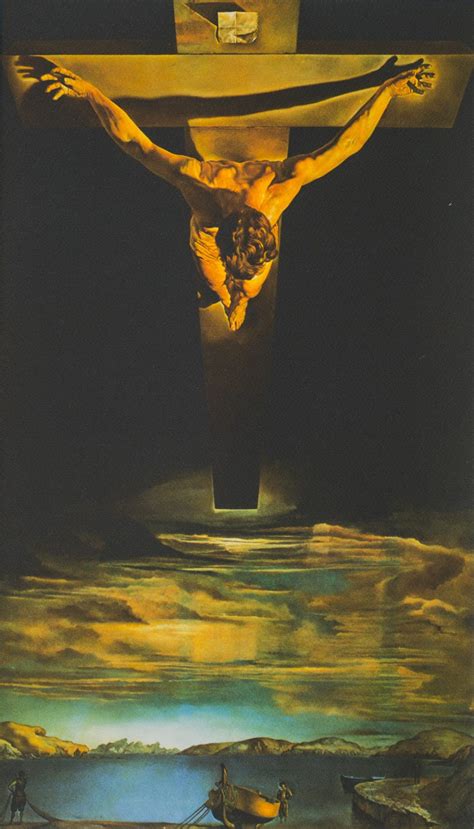 Crucifixion Corpus Hypercubus Salvador Dali AlexisART Ro