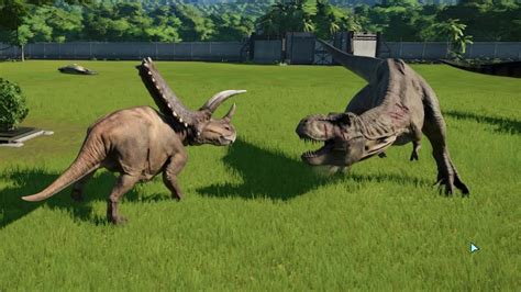 Pentaceratops Vs Acrocanthosaurus T Rex And Spinosaurus