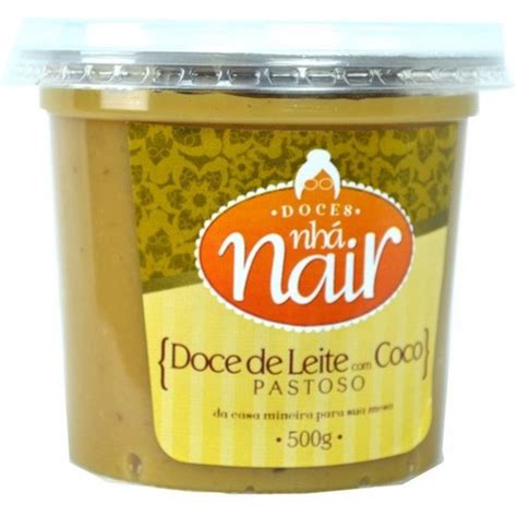 Doce De Leite Coco Pastoso Nh Nair G Doce Artesanal Mineiro