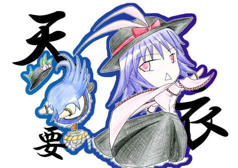 Safebooru Blue Hair Chibi Falling Food Fruit Hat Hat Removed Headwear