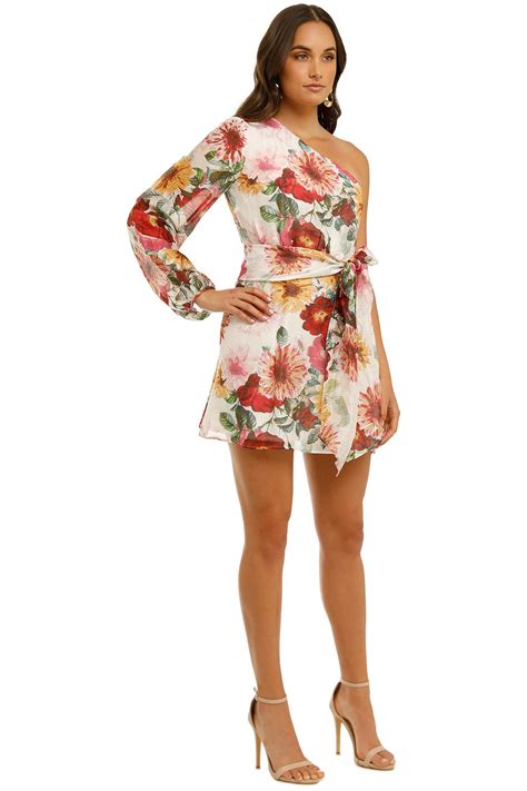 Garland Mini Dress Amelie Floral Print By Talulah For Hire Glamcorner