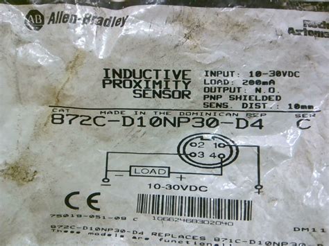 Allen Bradley 872C D10NP30 D4 Inductive Proximity Sensor Factory