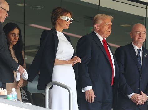 Melania Trump Chooses an American-Made Suit To Salute the Military