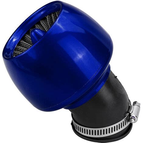 28 48mm Universal Motorcycle Air Intake Filter 45 Angled Neck For