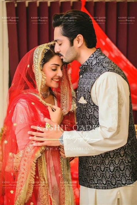 Ayeza Khan And Danish Taimoor At Their Nikah Ceremony Ayeza Khan