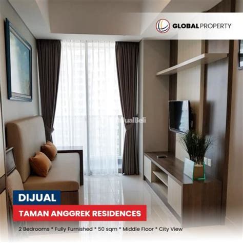 Dijual Apartmen Fully Furnished Bedroom Middle Floor Di Taman