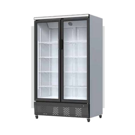 Grocery Superstore Large Capacity Upright Double Glass Door Commercial Freezer - China Upright ...