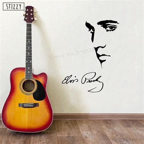 Stizzy Wall Decal Elvis Presley Wall Stickers Famous Superstar Poster