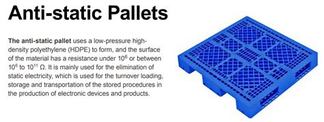 Anti Static Pallets JRPV Semicon Supplies Inc