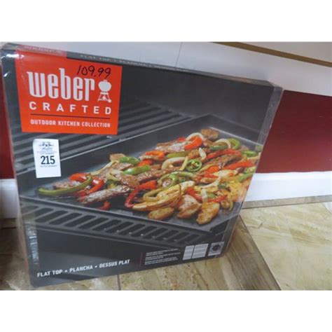 Weber Flat Top Grill Griddle - Bay Area Auction Services