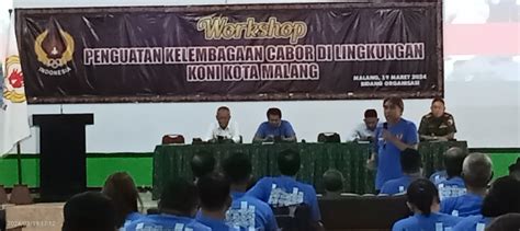 Persiapan Porprov 2025 KONI Kota Malang Gelar Workshop Penguatan Cabor