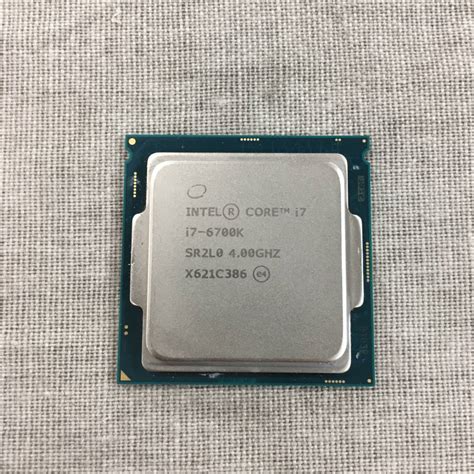 Yahooオークション 現状品 Intel Cpu Core I7 6700k