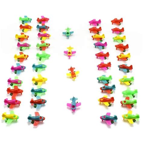 10pcs/20pcs/50pcs/100pcs Mini Plastic Small Airplane Glider Toys Kids ...