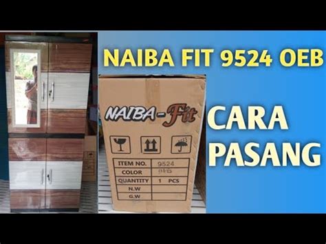 TUTORIAL RINGAN Cara Merakit Lemari Plastik Naiba Fit Cermin 9524