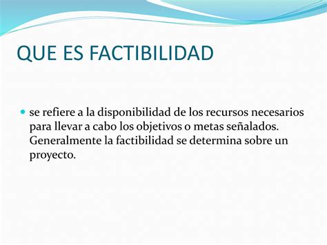 Solution Diapositivas Factibilidad Studypool