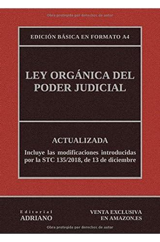 Ley Org Nica Del Poder Judicial Epub Pdf Y Mobi