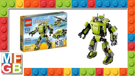 Lego Creator 31007 13 Power Mech 3 In 1 Lego 31007 Speed Build