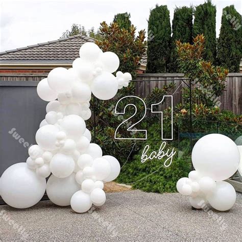 82pcs Matte White Balloon Garland Kit Wedding Decoration Etsy