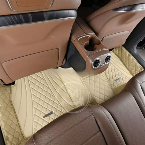 Shop Beige Diamond Car Floor Mat Online Manicci