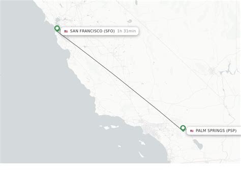 Direct Non Stop Flights From Palm Springs To San Francisco