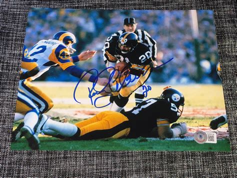 Rocky Bleier Signed Autograph 8x10 Photo Pittsburgh Steelers Beckett Bas Coa Ebay