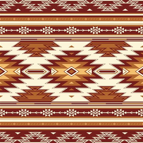 Native American Indian Ornament Pattern Geometric Ethnic Textile