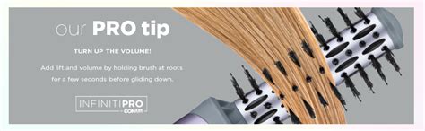 Amazon INFINITIPRO BY CONAIR Titanium Ceramic Hot Air Brush Inch Drying Styling Hot