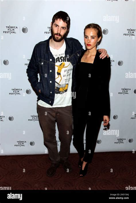 Actor Jim Sturgess Left And Actress Isabel Lucas Right Attend The